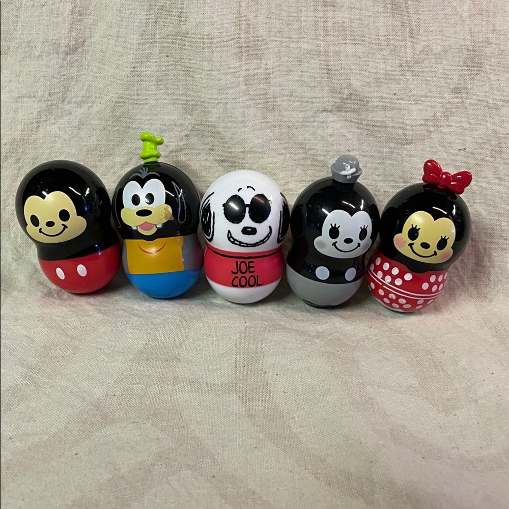 Disney Wobble Toy Set - Red, Blue, White, Gray